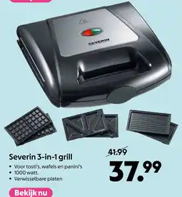 AllesZ Severin 3-in-1 grill aanbieding