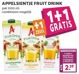 De Boerenschuur Appelsientje Fruit Drink aanbieding