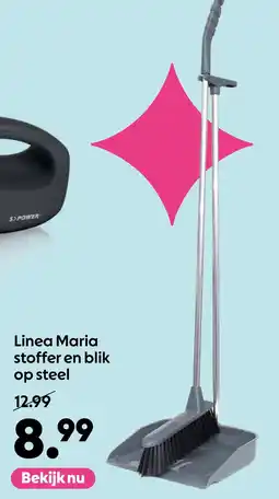 AllesZ Linea Maria stoffer en blik op steel aanbieding