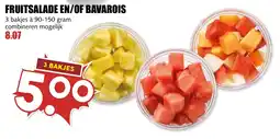 De Boerenschuur fruitsalade en/of bavarois aanbieding