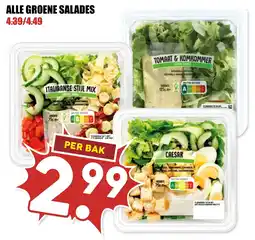 De Boerenschuur alle groene salades aanbieding