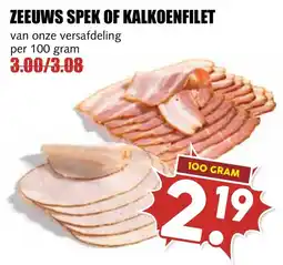 De Boerenschuur zeeuws spek of kalkoenfilet aanbieding