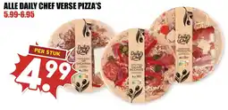 De Boerenschuur Daily Chef verse pizza's aanbieding