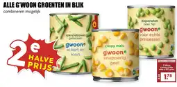 De Boerenschuur gwoon groenten in blik aanbieding