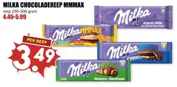 De Boerenschuur Milka chocoladereep MMMAX aanbieding