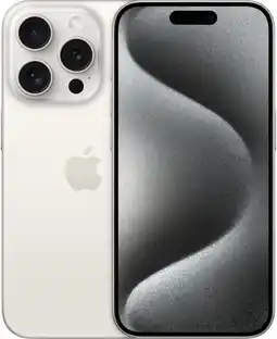 Bol.com Apple iPhone 15 Pro - 128GB - Wit Titanium aanbieding