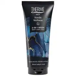 Trekpleister Therme Men Nordic Wellness 3-in-1 Wash aanbieding