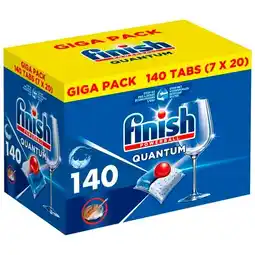 Trekpleister Finish Quantum All-In-One Vaatwastabletten Gigapack aanbieding