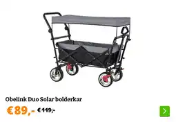 Obelink Obelink Duo Solar bolderkar aanbieding