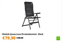 Obelink Obelink Queen Luxe 3D standenstoel - Black aanbieding