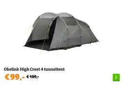 Obelink Obelink High Crest 4 tunneltent aanbieding