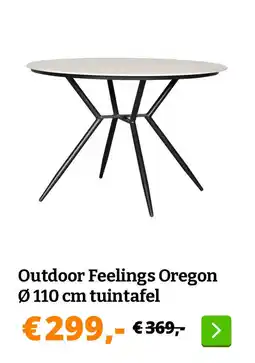 Obelink Outdoor Feelings Oregon tuintafel aanbieding