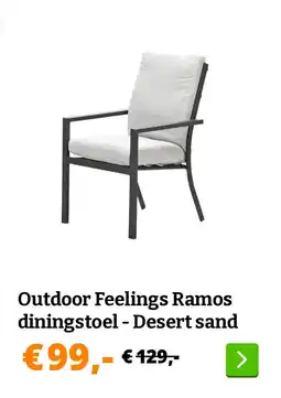 Obelink Outdoor Feelings Ramos diningstoel aanbieding