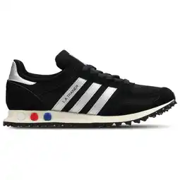 Foot Locker Adidas LA Trainer Sneakers Heren - Zwart - Maat 40 2/3 - Mesh/Synthetisch aanbieding