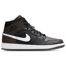 Foot Locker Jordan Aj1 Mid Sneakers Heren - Bruin - Maat 40.5 - Leer, Synthetisch aanbieding