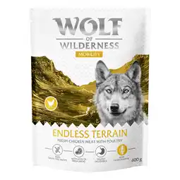 Zooplus Wolf of Wilderness Explore The Endless Terrain Mobiliteit - graanvrij - 400 g: Nieuw Recept aanbieding