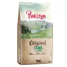 Zooplus Voordeelpakket: 2x6,5 kg Purizon Cat Adult Lam Vis - Original Daily 65% droog kattenvoer aanbieding