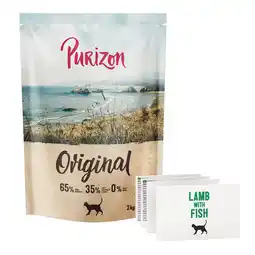 Zooplus Voordeelpakket: 2x2 kg Purizon Cat Adult Lam Vis - Original Daily 65% droog kattenvoer aanbieding