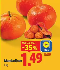 Lidl Mandarijnen aanbieding