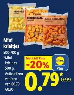Lidl Mini krieltjes aanbieding