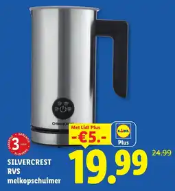 Lidl Silvercrest melkopschuimer aanbieding