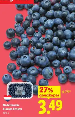 Lidl Nederlandse blauwe bessen aanbieding