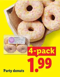 Lidl Party donuts aanbieding