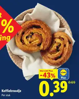 Lidl Koffiebroodje aanbieding