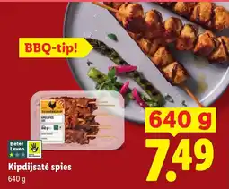 Lidl Kipdijsaté spies aanbieding