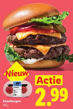 Lidl Smashburgers aanbieding