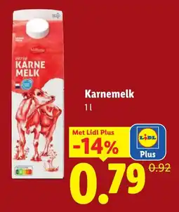 Lidl Karne Melk aanbieding