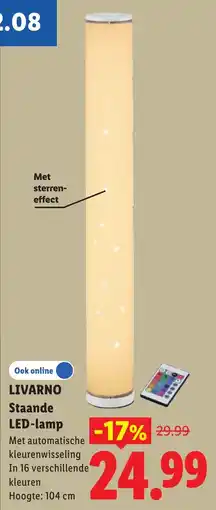 Lidl Livarno Staande LED-lamp aanbieding