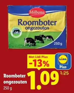 Lidl Milbona Roomboter aanbieding