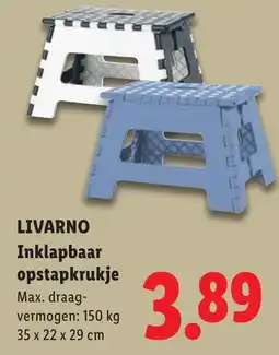 Lidl Livarno Inklapbaar opstapkrukje aanbieding