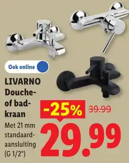 Lidl Livarno Douche- of badkraan aanbieding
