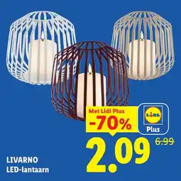 Lidl Livarno led lantaarn aanbieding