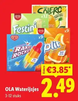 Lidl OLA Waterijsjes aanbieding