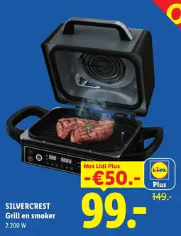 Lidl Silvercrest Grill en smoker aanbieding