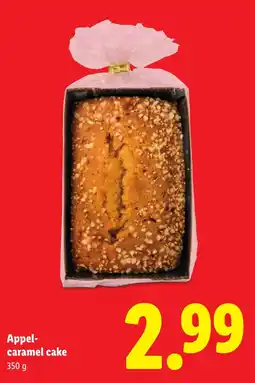 Lidl Appel-caramel cake aanbieding