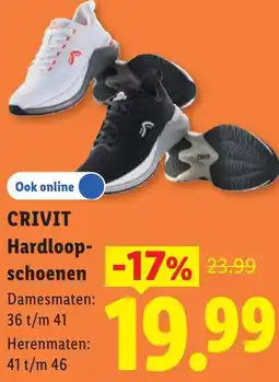 Lidl Crivit Hardloop-schoenen aanbieding