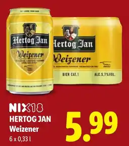 Lidl Hertog Jan Weizener aanbieding
