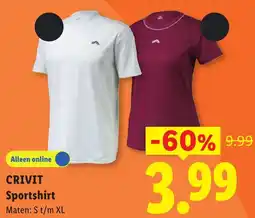 Lidl Crivit Sportshirt aanbieding