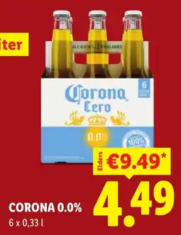 Lidl Corona 0.0% aanbieding