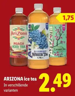 Lidl Arizona ice tea aanbieding