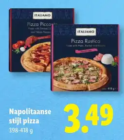 Lidl Italiamo Napolitaanse stijl pizza aanbieding