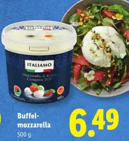 Lidl Italiamo Buffel-mozzarella aanbieding