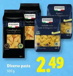 Lidl Diverse pasta aanbieding