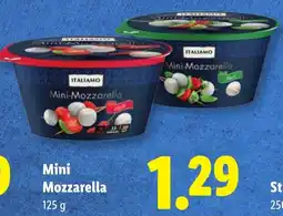 Lidl Italiamo Mini Mozzarella aanbieding
