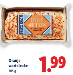 Lidl Oranje wortelcake aanbieding