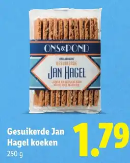 Lidl Gesuikerde Jan Hagel koeken aanbieding